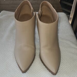 Mix No. 6 Cream Ankle Booties